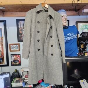J. Crew Gray Trench Coat